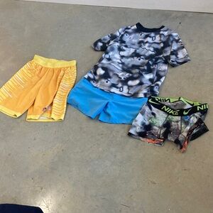 Boys everyday group. Boys large. NFL loose fit Nike dri fit graphic tee &  huk